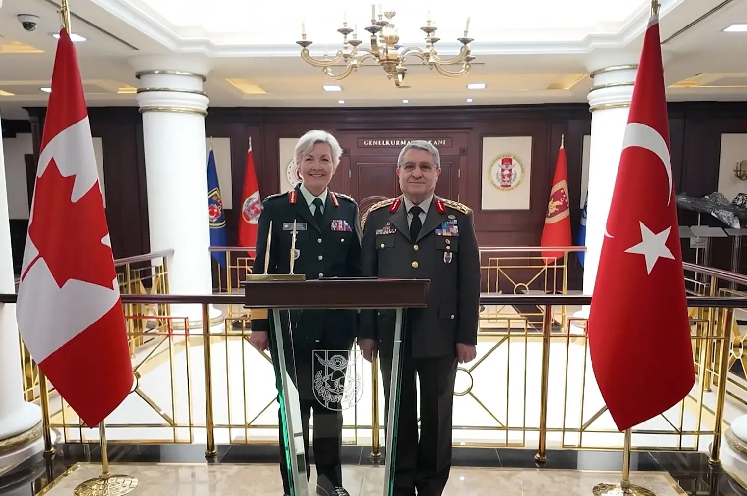 Genelkurmay Başkanı Bayraktaroğlu Kanada mevkidaşını ağırladı
