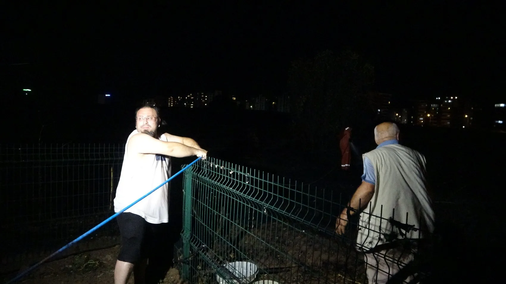 Çanakkale Karacaören köyü yakınlarında çıkan yangın korkuttu