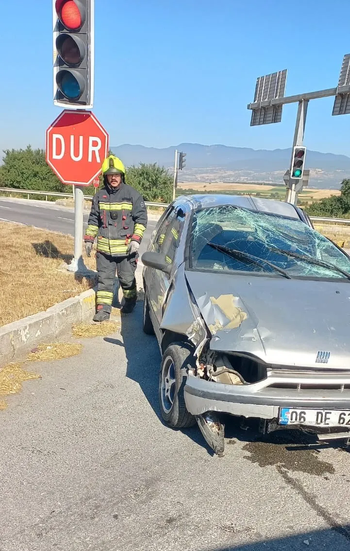 Bolu D-100 kara yolunda sabah saatlerinde kaza yaşandı