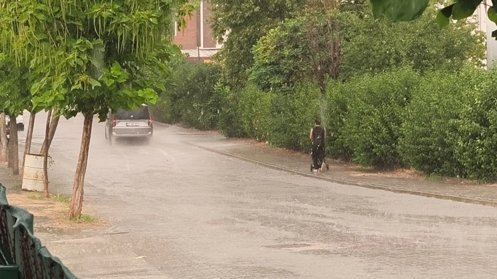 Edirne’de hava bir anda döndü İpsala’ya dolu Keşan’a sağanak vurdu