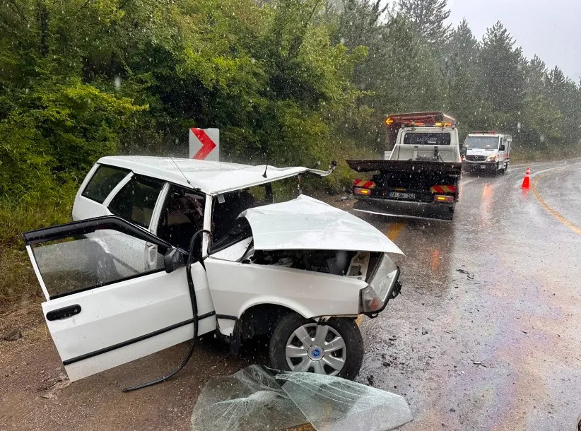 Safranbolu yolunda feci kaza 1 kişi hayatını kaybetti