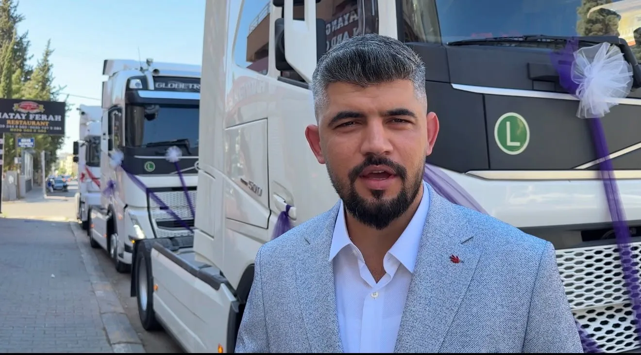 Reyhanlı düğününde dev TIR sürprizi