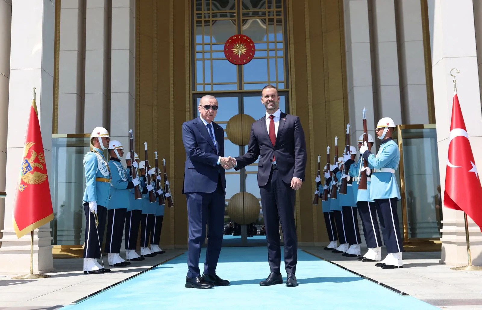 Erdoğan ve Karadağ Başbakanı Ankara’da bir araya geldi