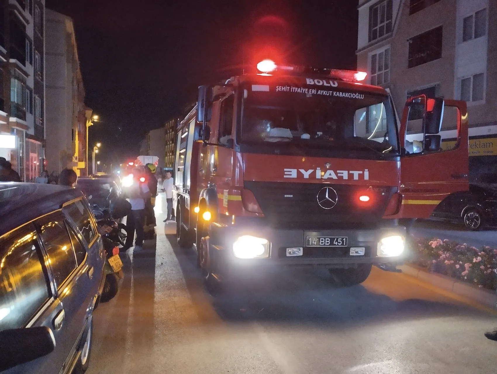 Bolu'da bir lamba patladı herkes sokağa fırladı