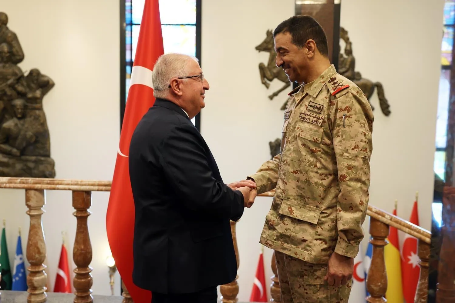 Milli Savunma Bakanı Güler Kuveytli mevkidaşını ağırladı