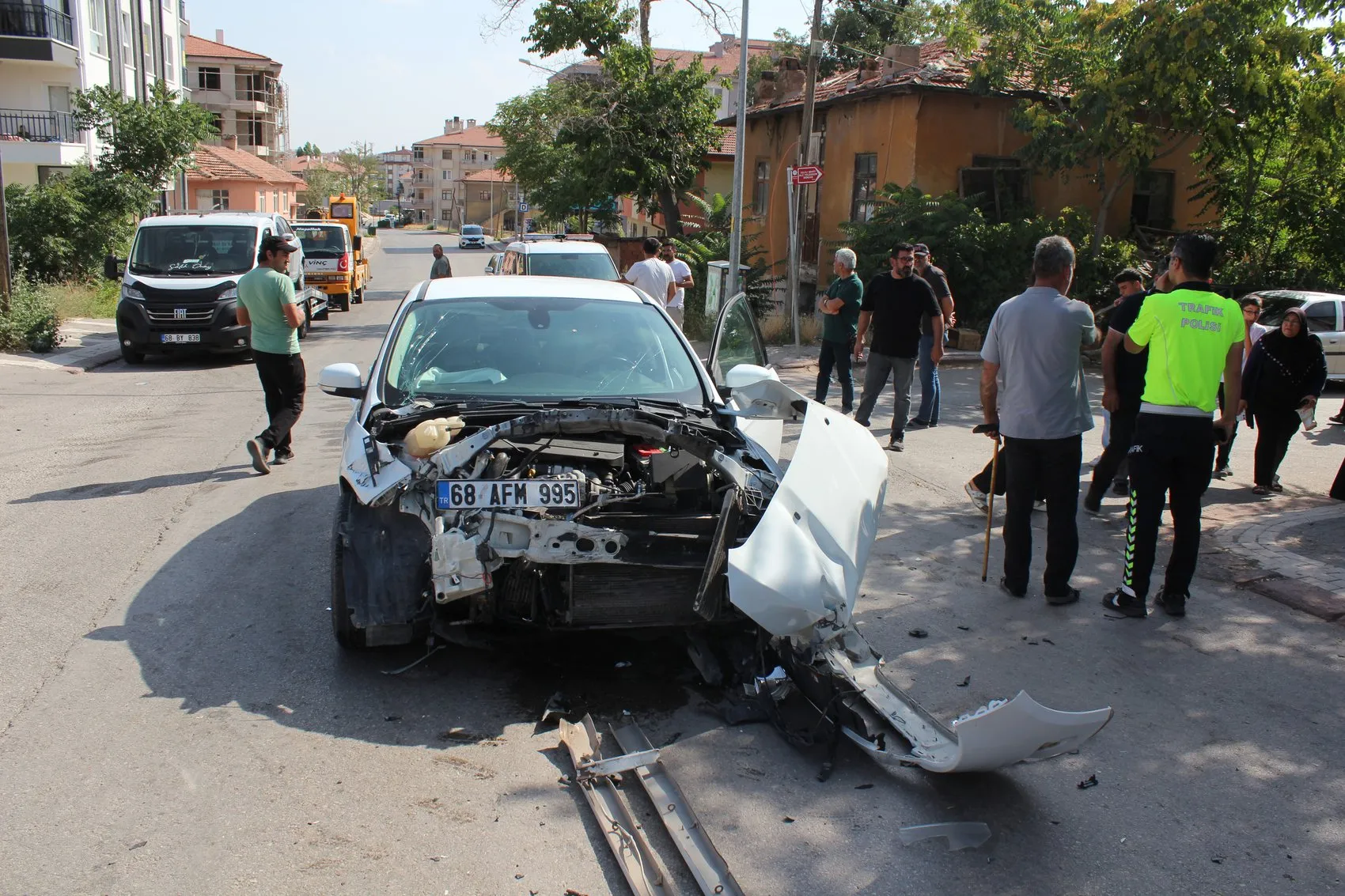 Aksaray'da piknik yolunda kaza 5 kişi yaralandı