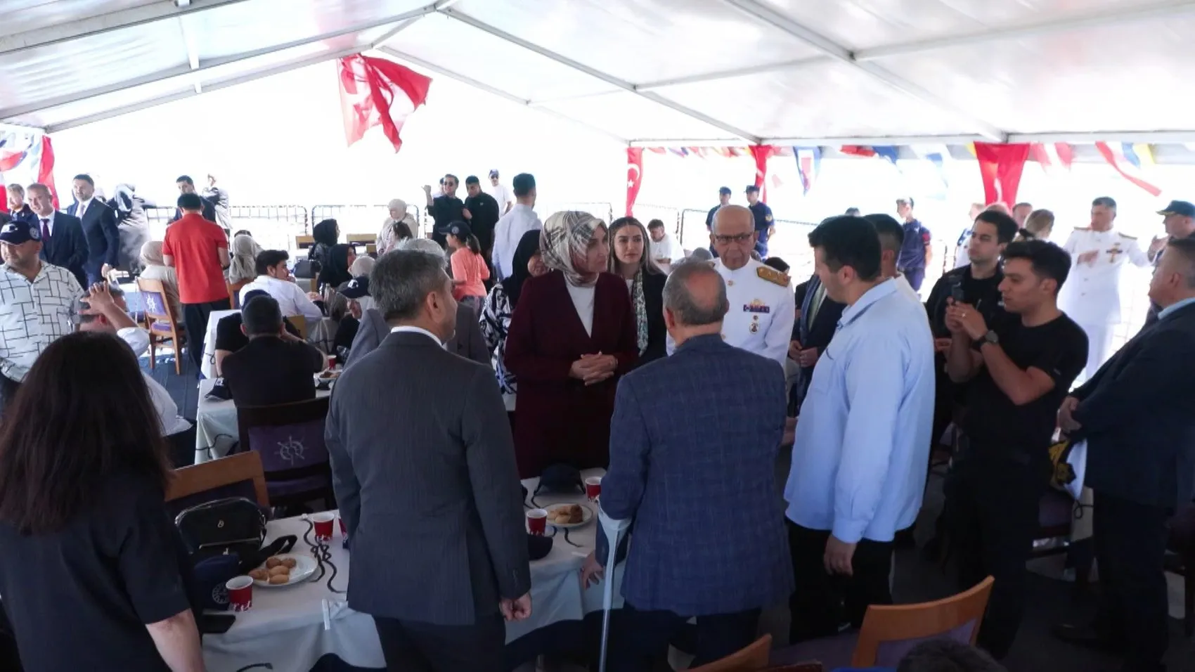 Şehit yakınları ve gaziler Boğaz’da bir araya geldi
