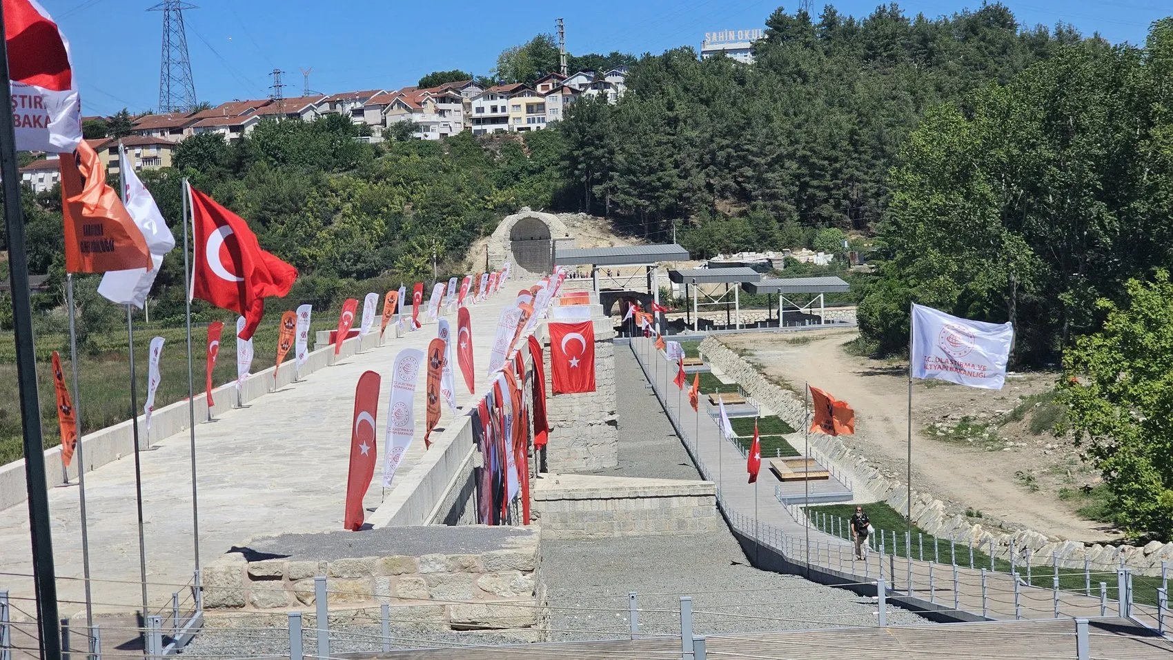 1500 yıllık köprü restore edildi, Ankara yoluna yeni hat geliyor