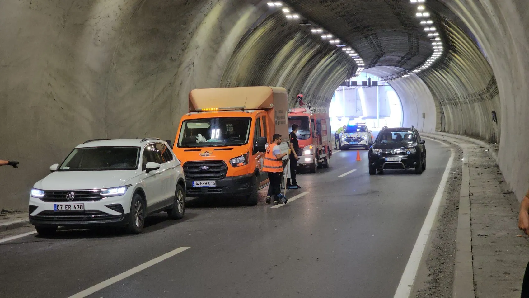 Zonguldak'ta tünel içinde feci kaza