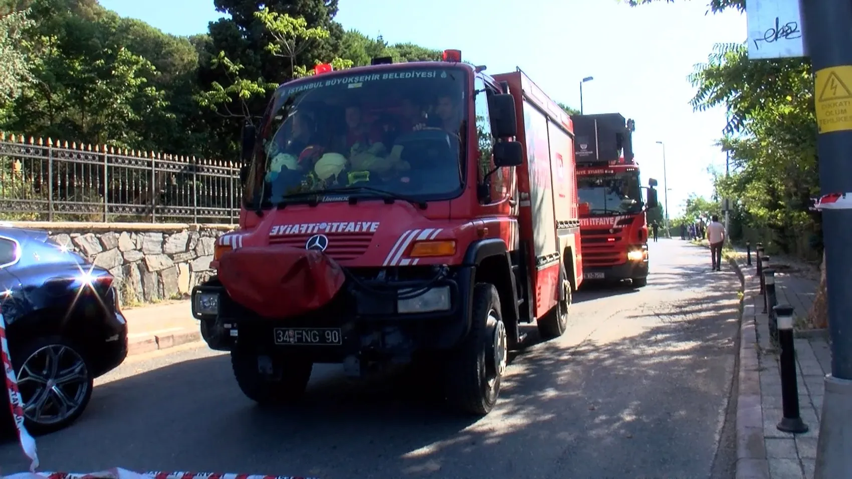 Üsküdar’da iş kazası Yokuş aşağı devrilen forklift sürücüsünün sonu oldu