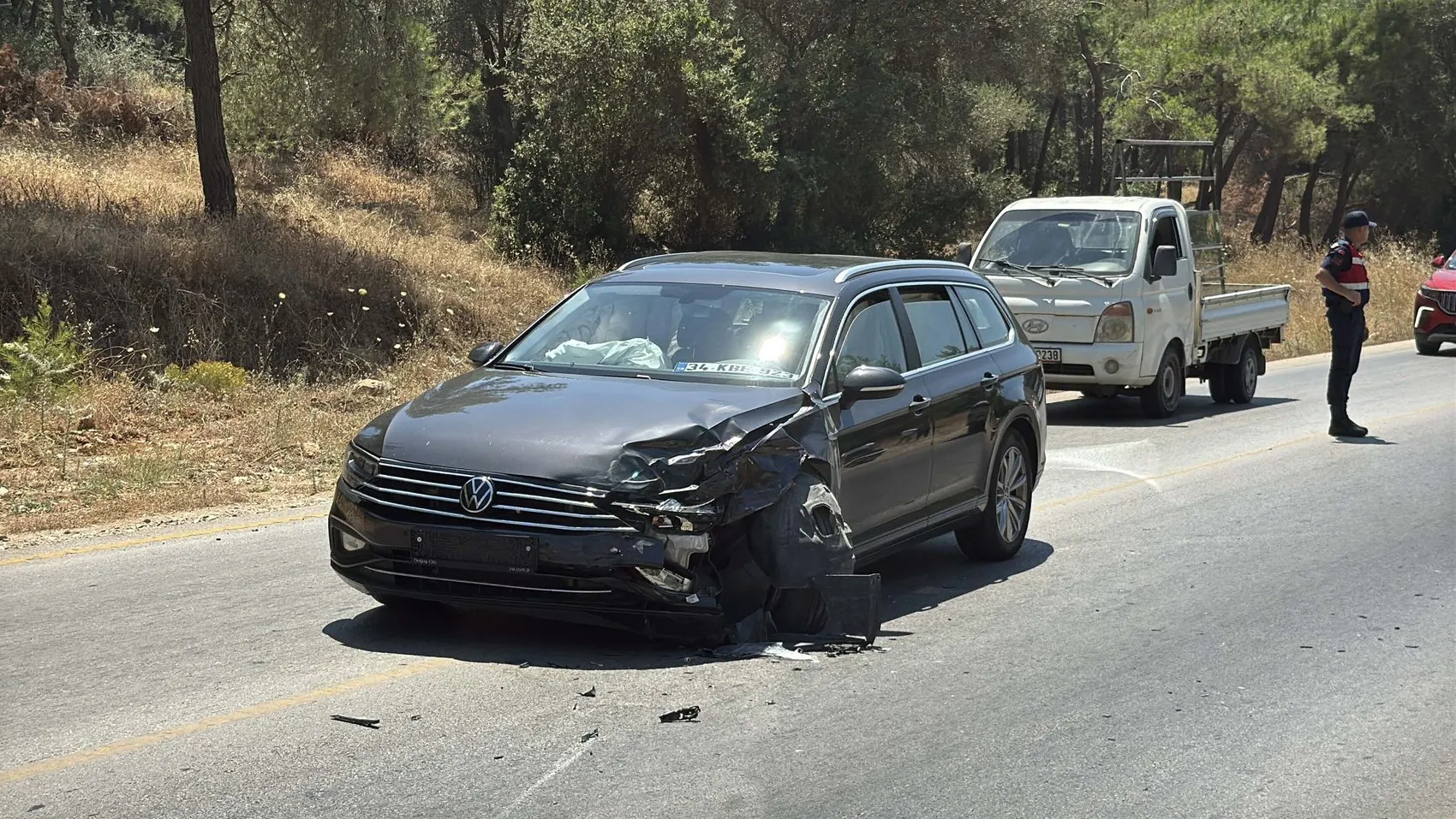 Bodrum yolunda hatalı sollama faciaya dönüştü