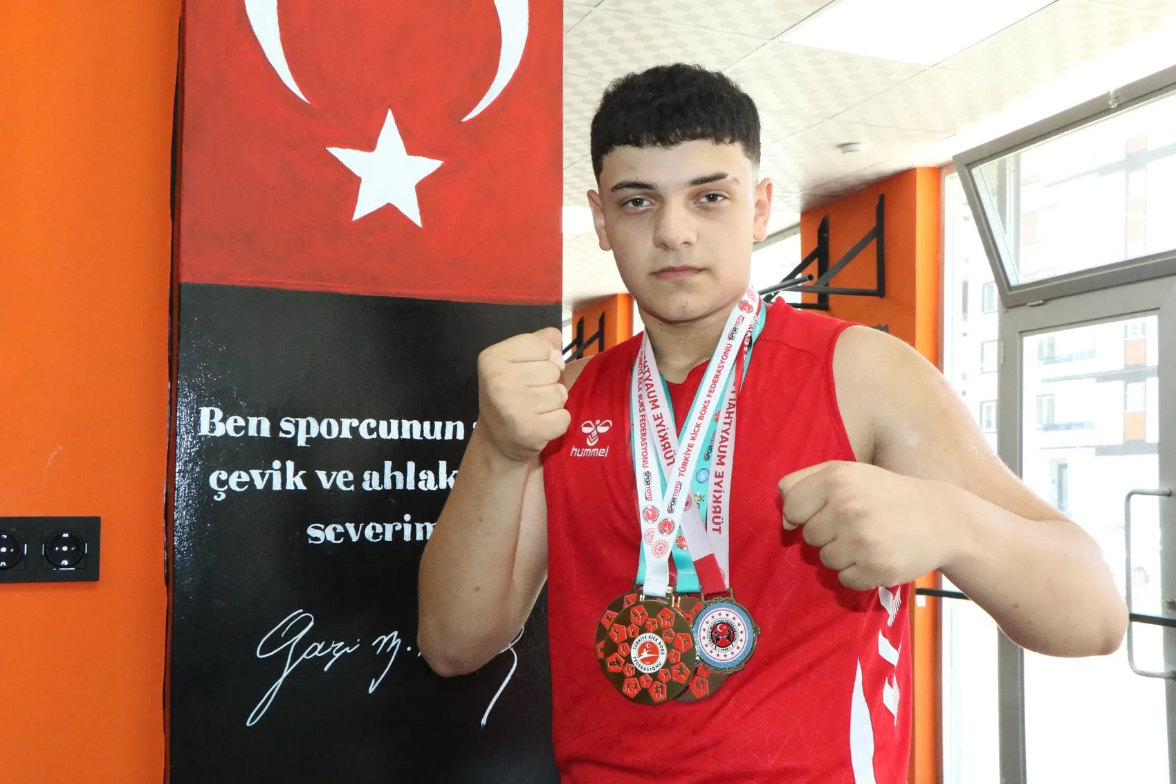 13 yaşındaki Taha ringlerin yeni kralı olmaya hazırlanıyor
