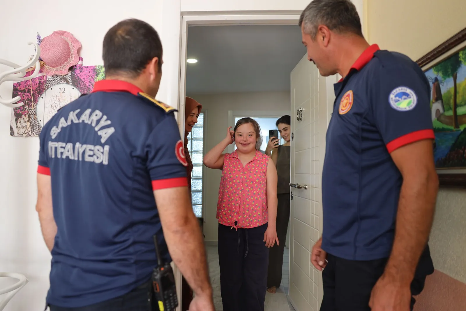 İtfaiye ekiplerinden Nihal Su için unutulmaz doğum günü sürprizi