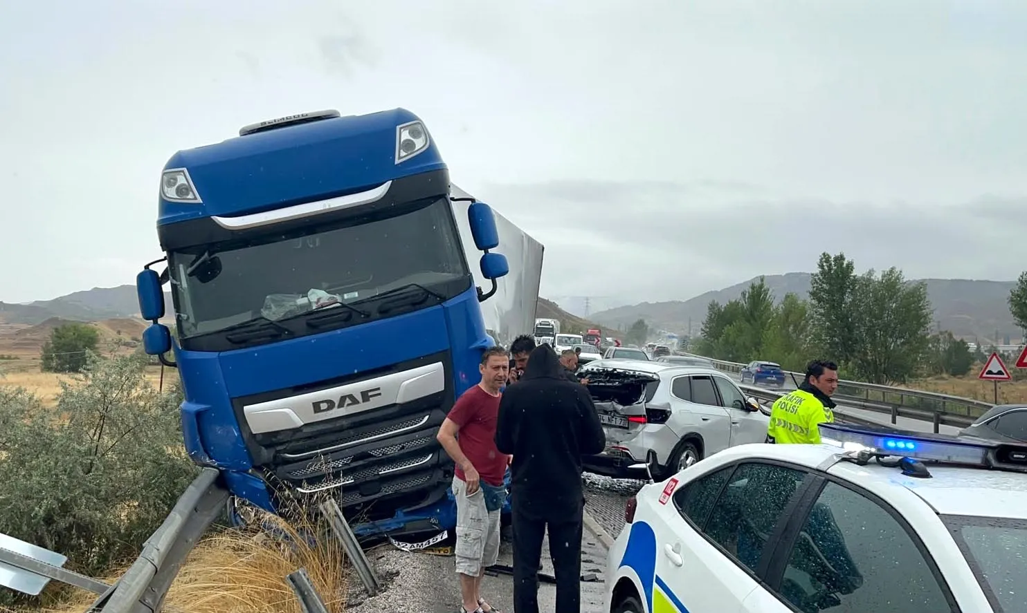 Kastamonu Tosya yolunda zincirleme facia