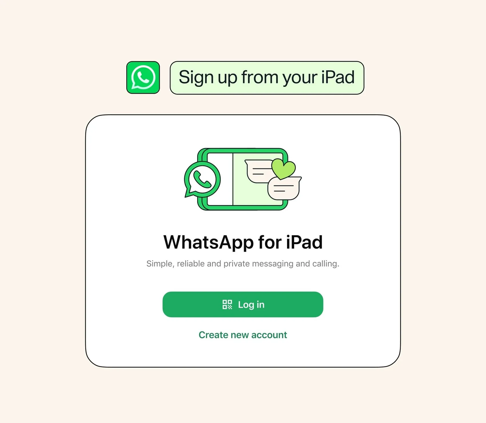 iPadden Whatsappa kaydolma