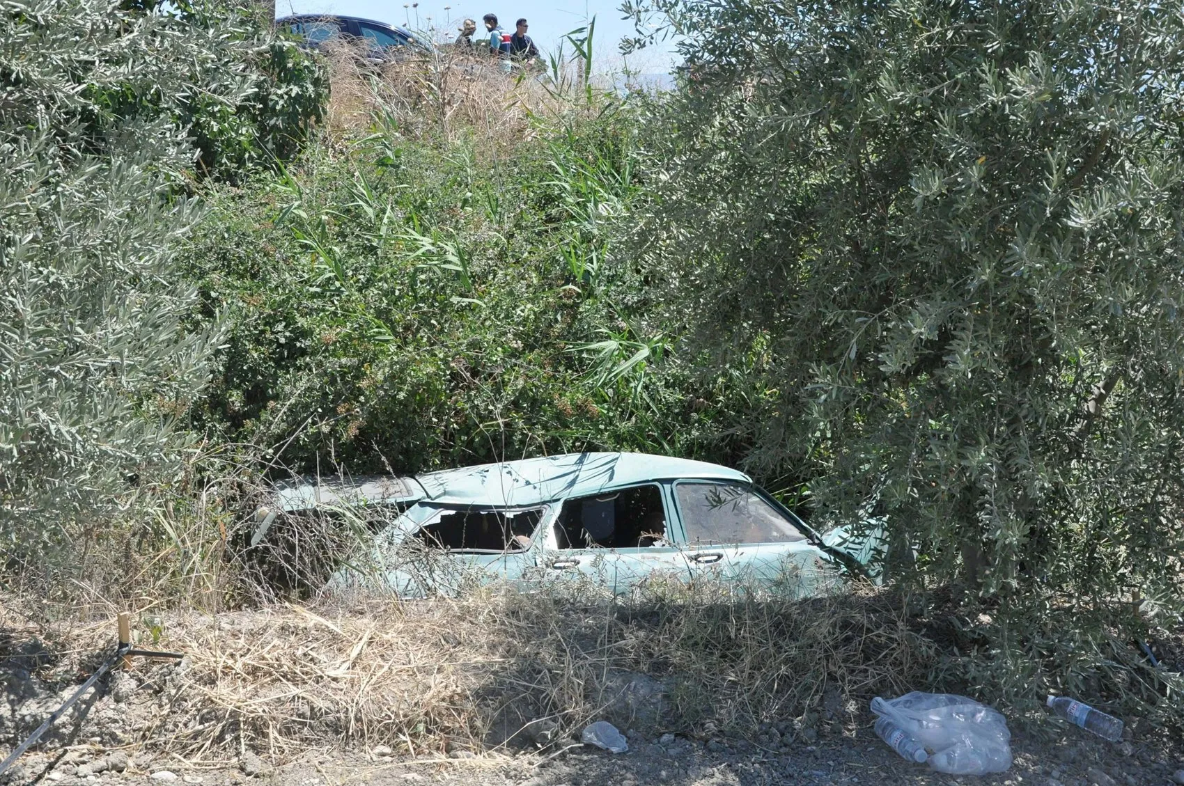 Manisa'da kayıp yaşlı adam kanala uçan aracında ölü bulundu