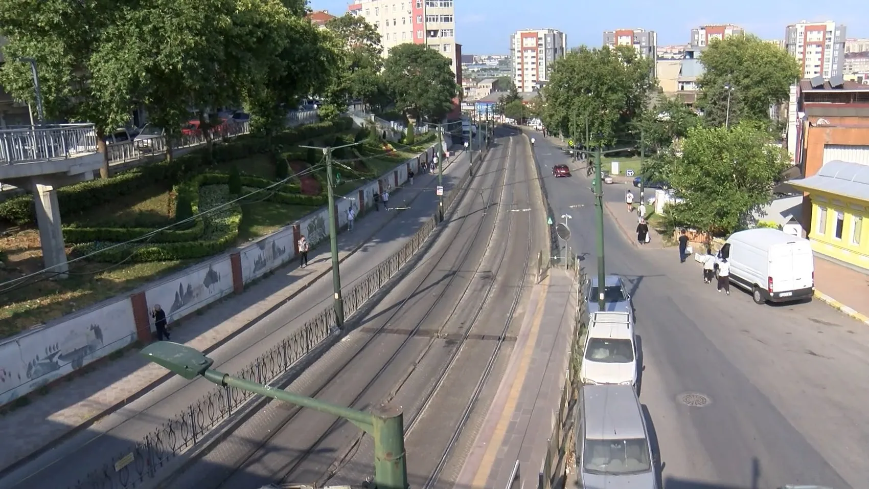 Zeytinburnu hattında tramvay seferleri durdu