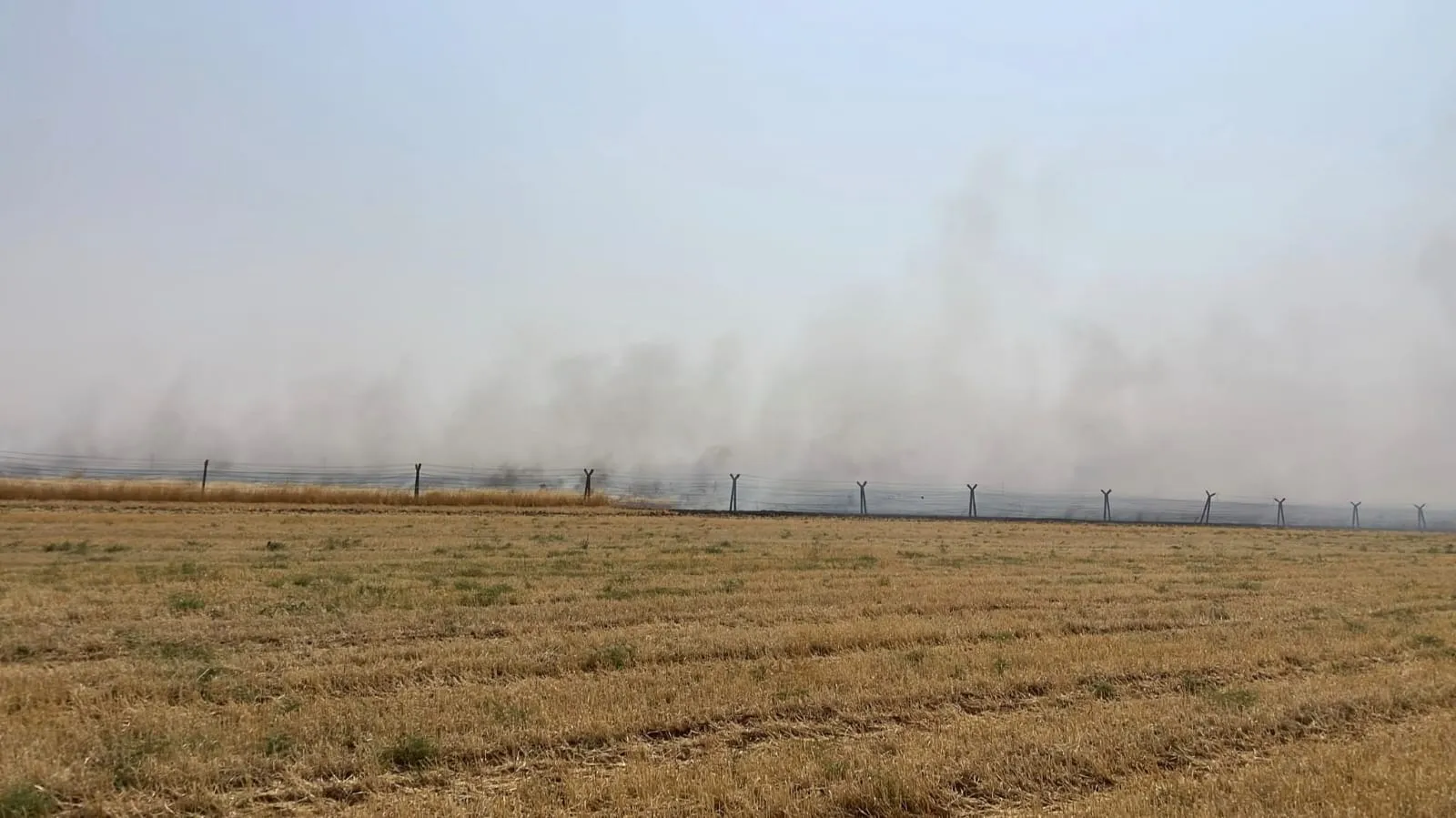 Nusaybin'de sınır hattındaki yangına müdahale eden itfaiyeci yaşamını yitirdi
