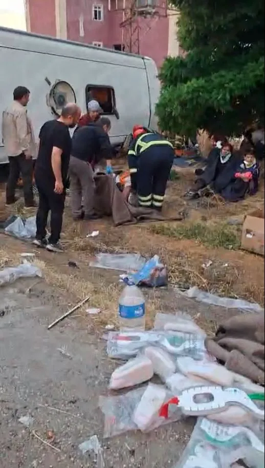 Kırıkkale yolunda sabah kazası Yolcu otobüsü devrildi