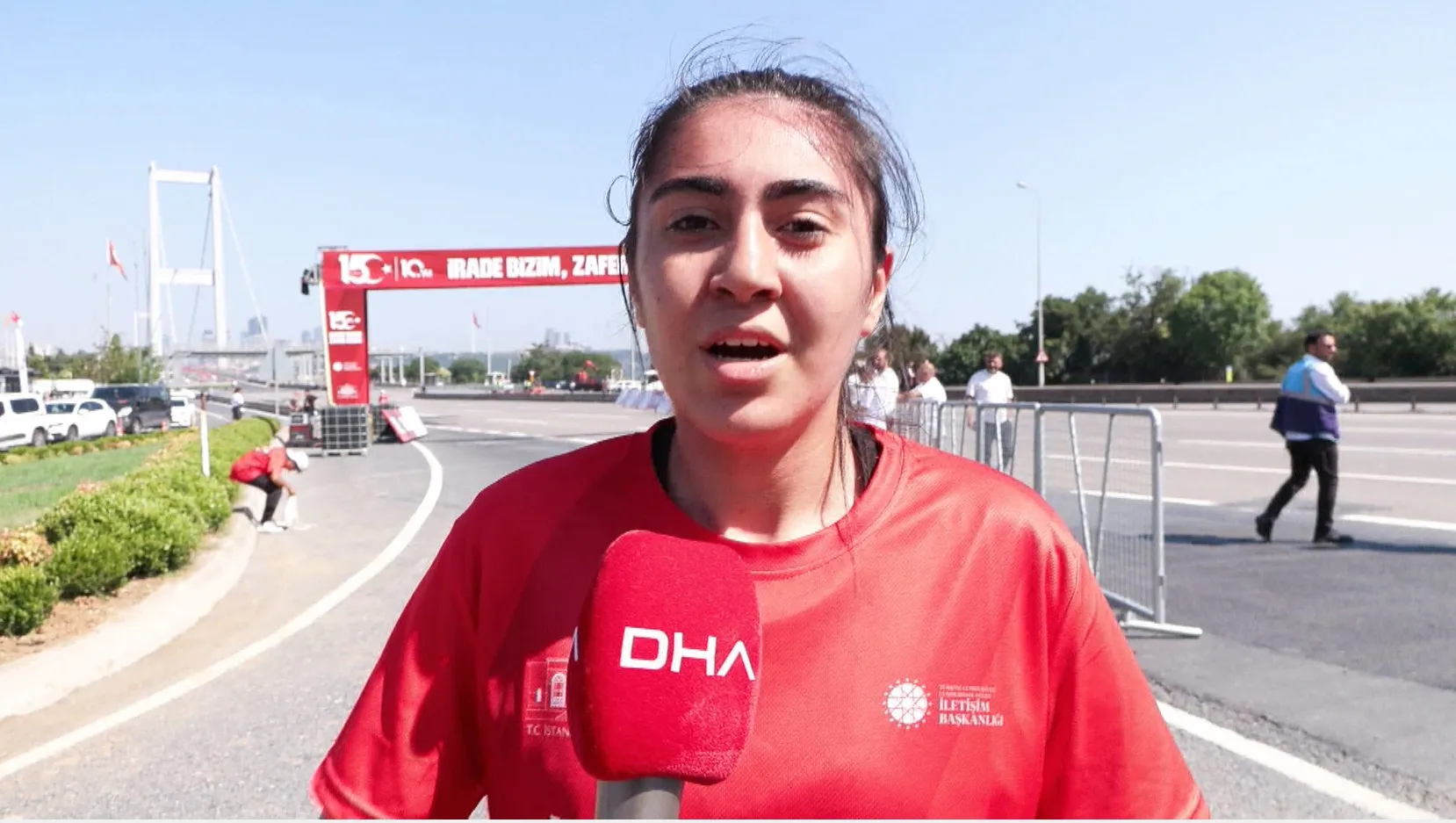 15 Temmuz ruhu köprüde yeniden canlandı