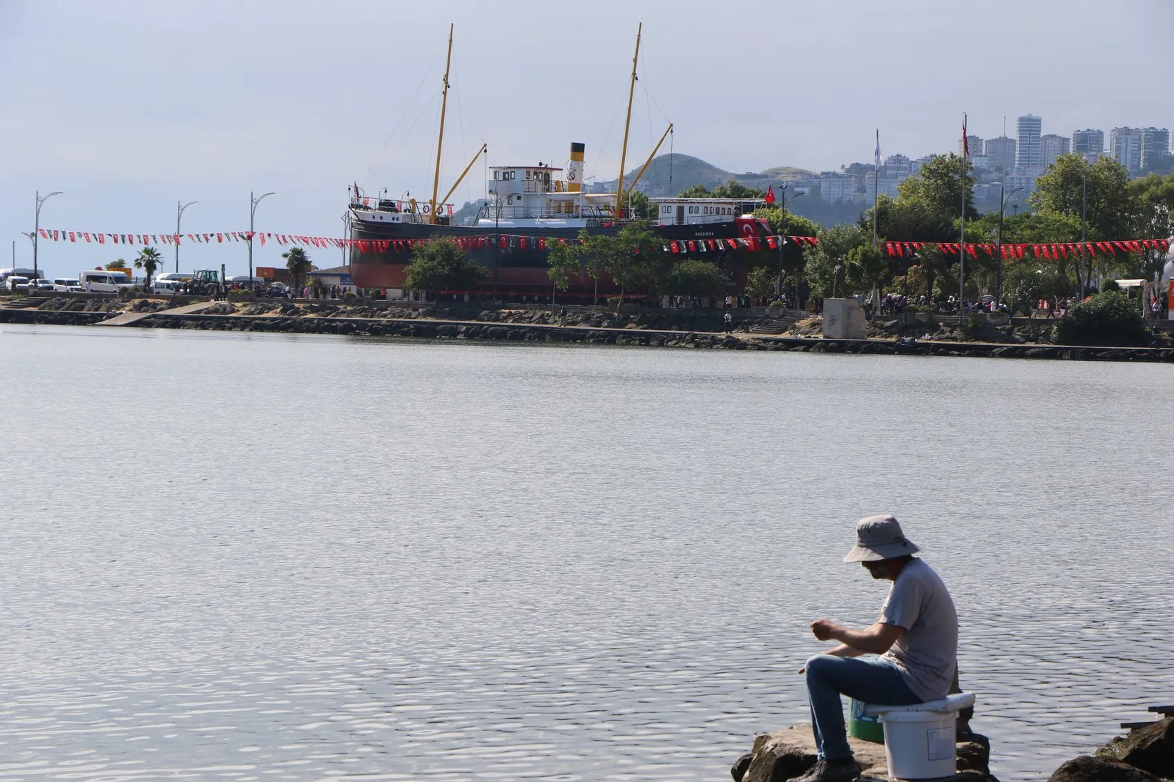 Bandırma Vapuru Samsun sokaklarında tarihi yolculuğuna çıktı