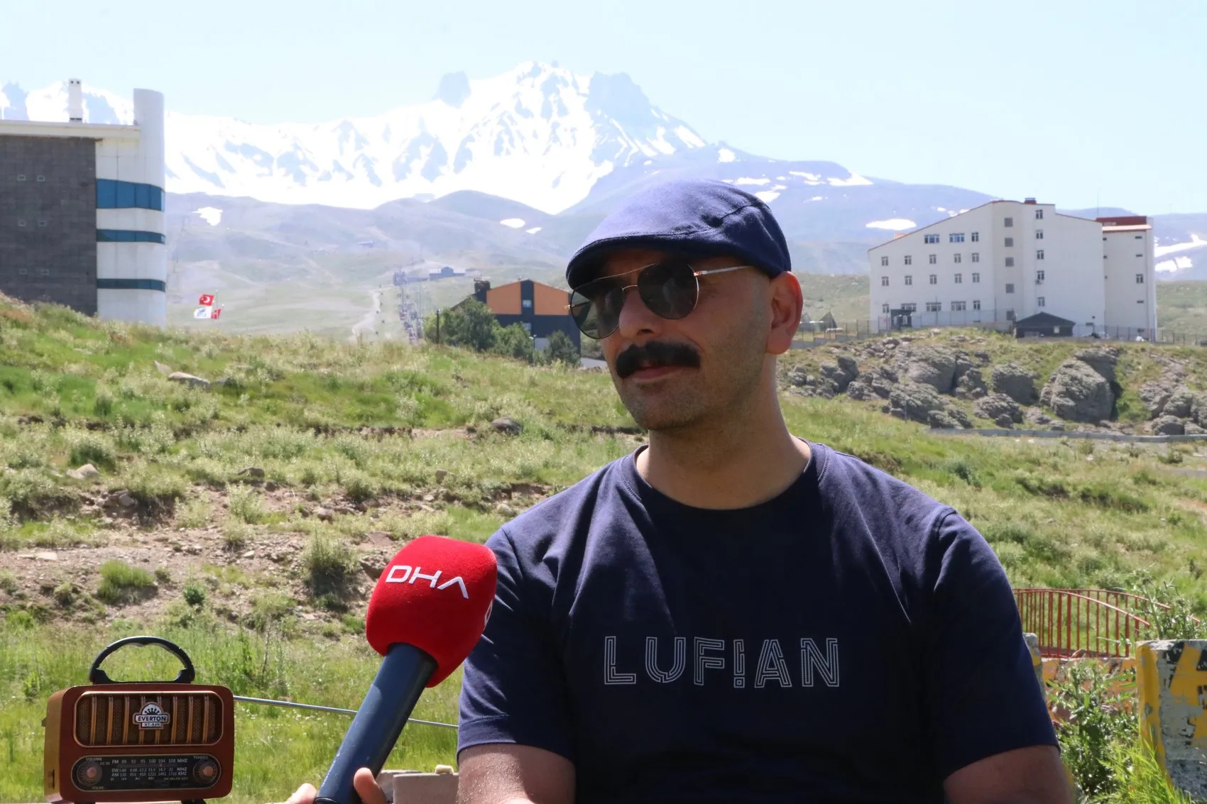 Erciyes Dağı eteklerinde şehir sıcaklığından kaçış rotası