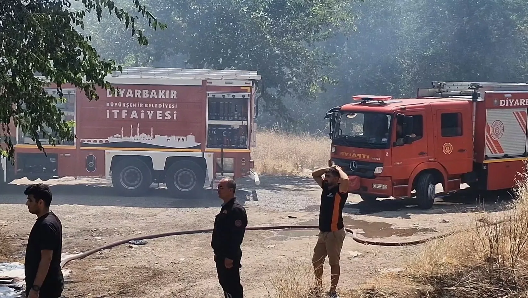 Kayapınar’da marangoz atölyesinde sabah yangını