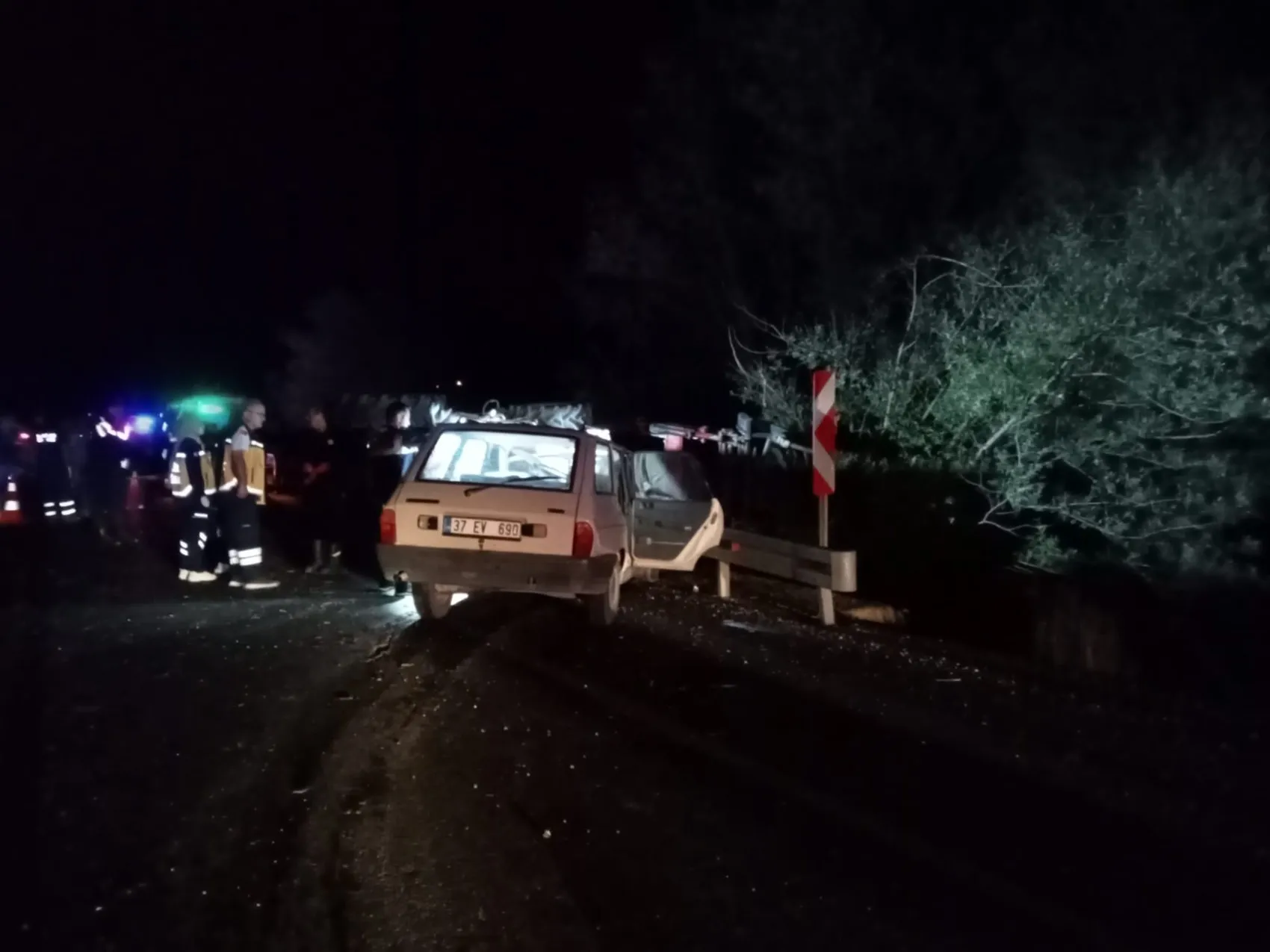 Taşköprü yolunda traktör kazası Bir hayat söndü