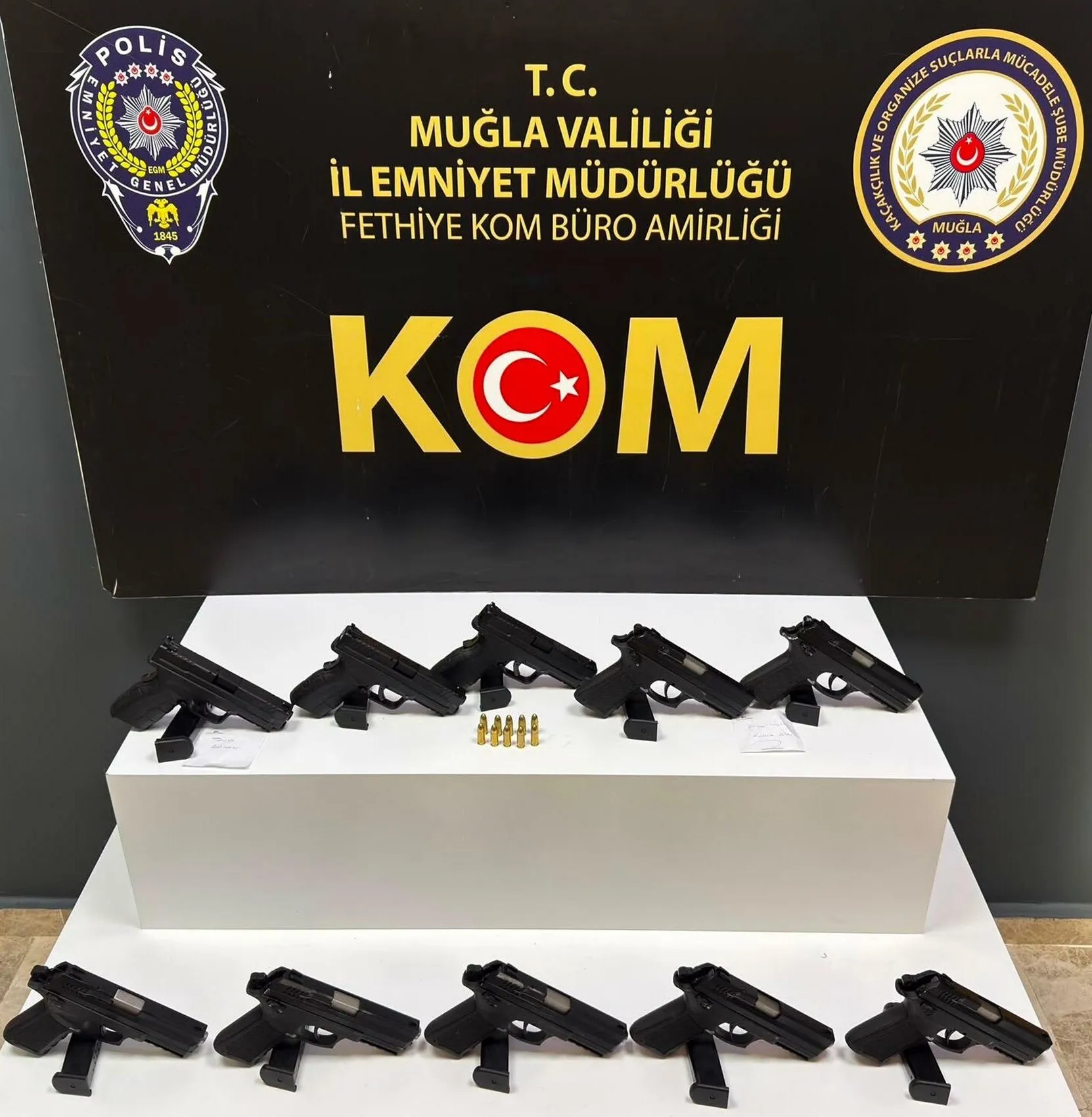 Muğla polisi haziran ayında 3 suç şebekesini çökertti