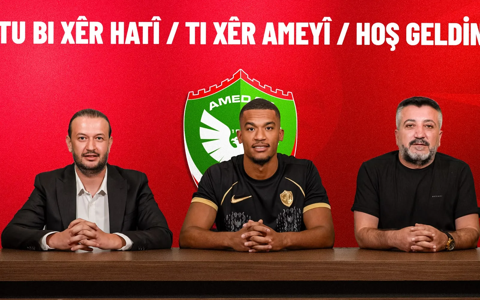 Amedspor kalesini Avrupa tecrübesine emanet etti
