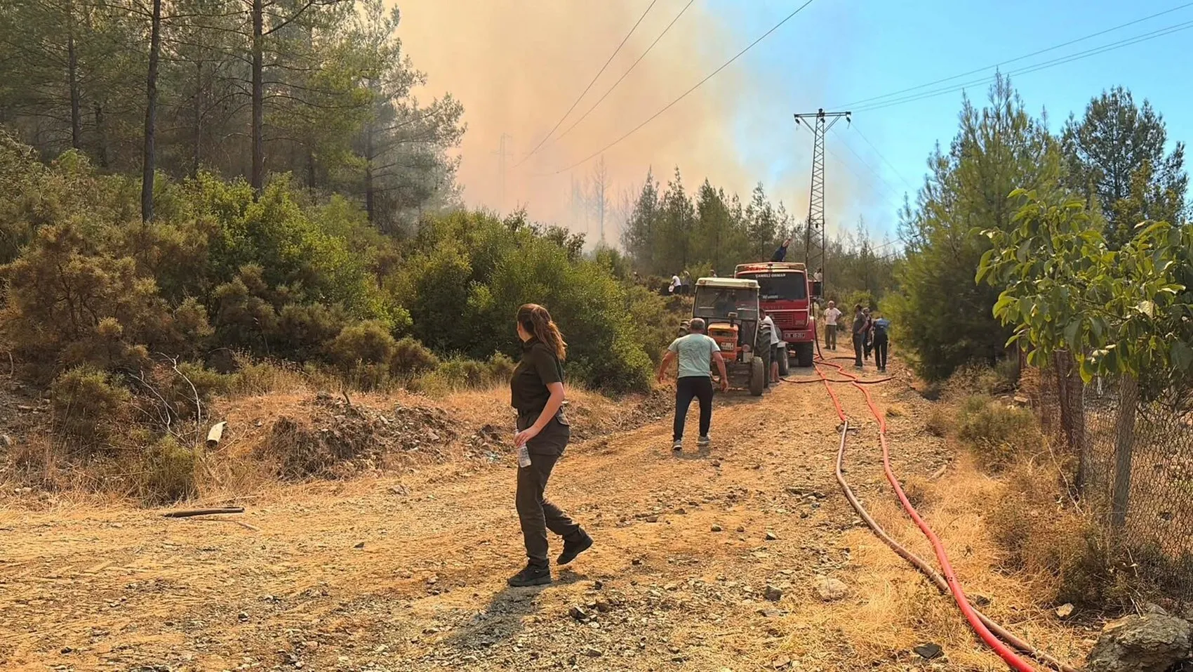Fethiye ormanlarında yangın riski devam ediyor