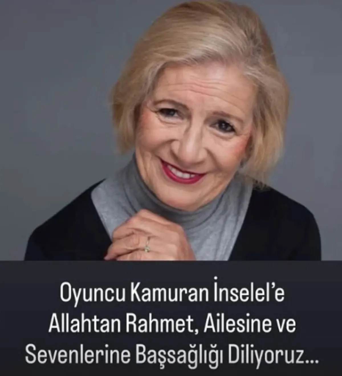 Usta oyuncu Kamuran İnselel den acı haber geldi! 1
