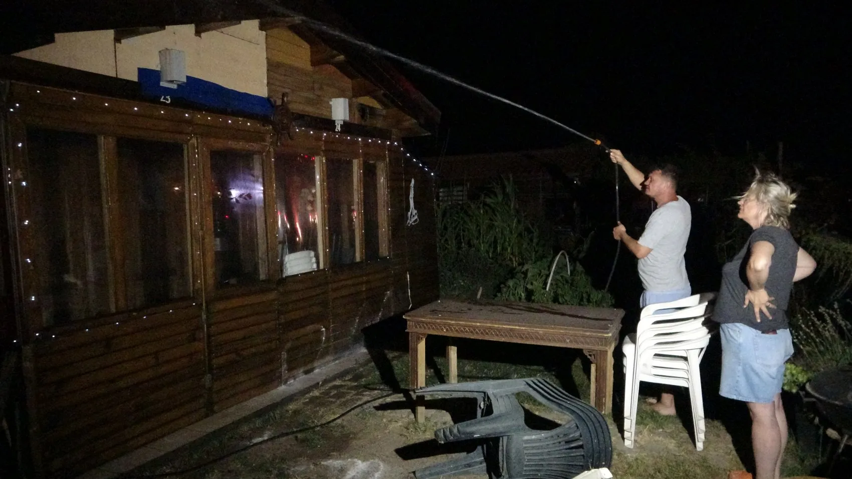 Çanakkale Karacaören köyü yakınlarında çıkan yangın korkuttu