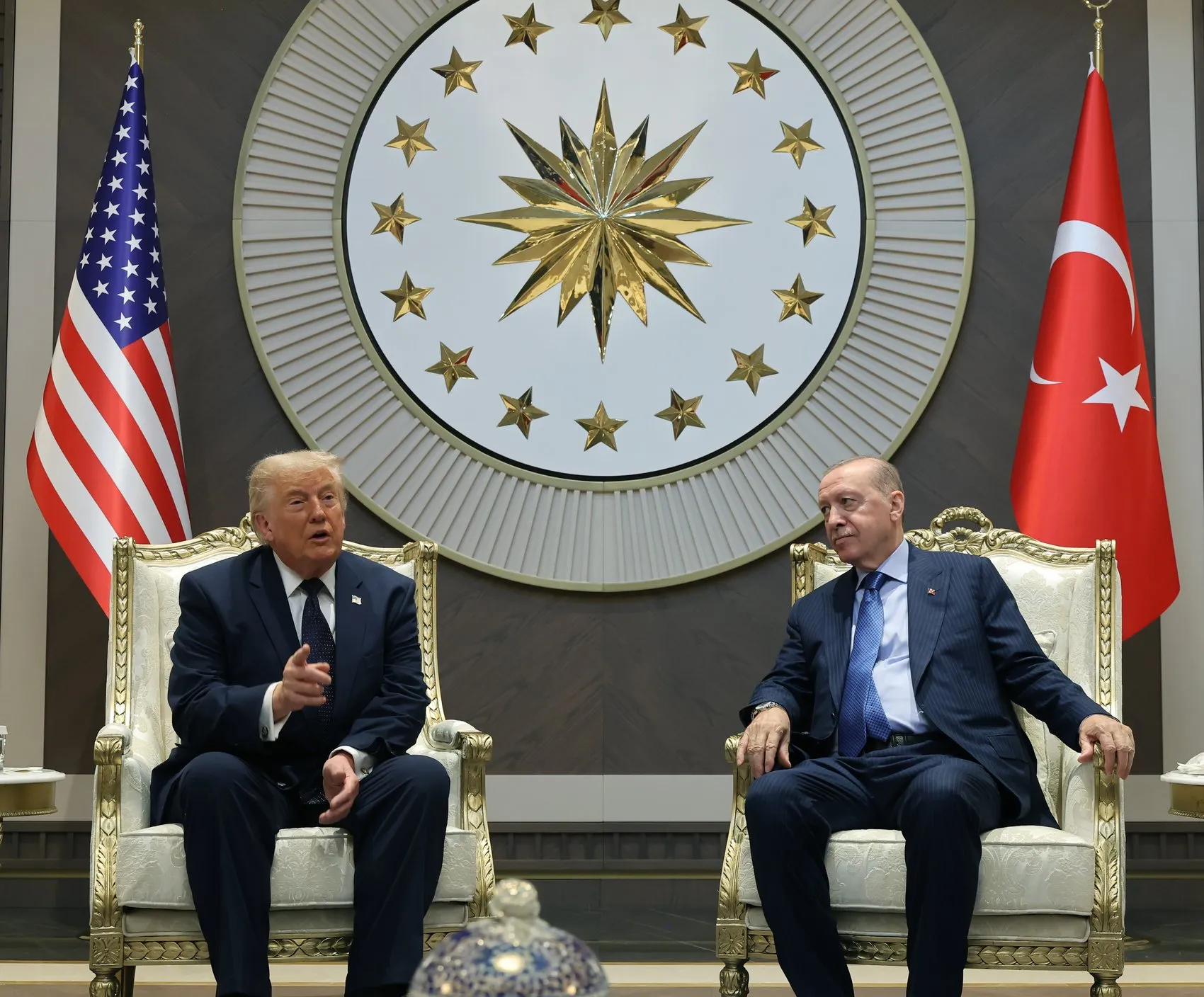 Trump Ankara ziyaretine başladı