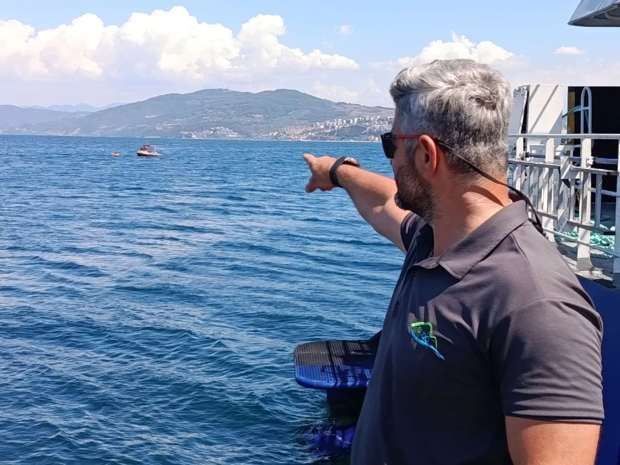 Mudanya açıklarında sürüklenen genç Sahil Güvenlik ile kurtarıldı