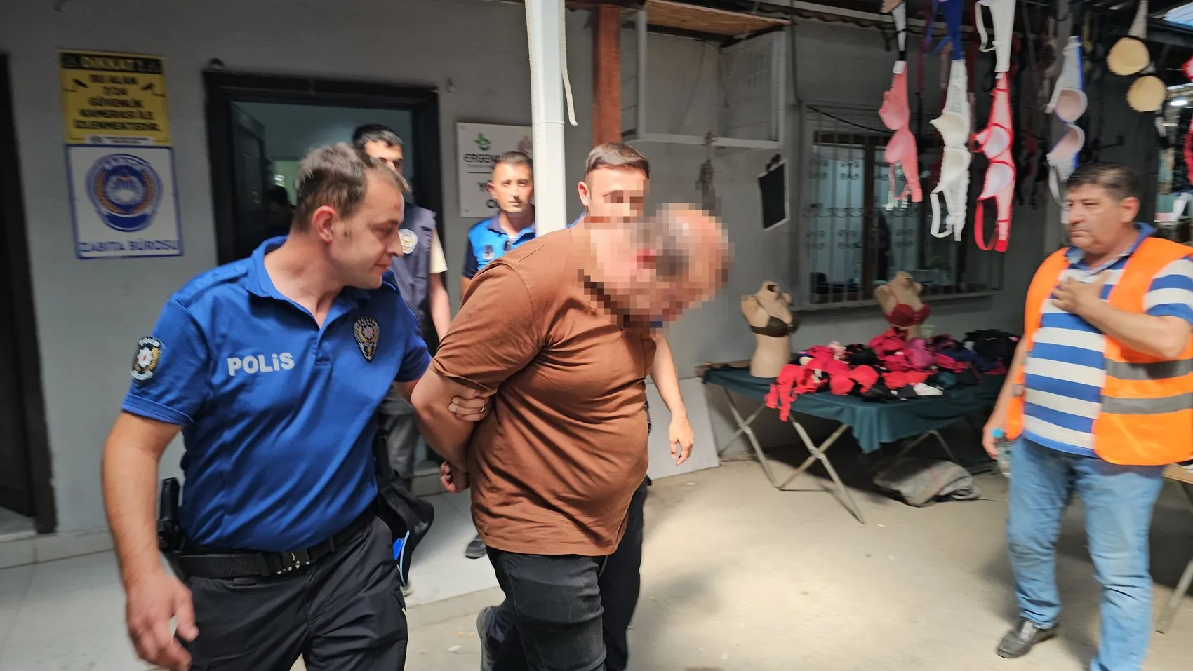 Edirne Balkan Pazarı’nda gizli çekim yapan şüpheli yakalandı