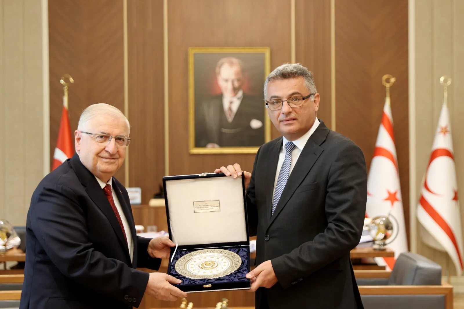 Bakan Güler ve komuta kademesi Lefkoşa’da temaslarda bulundu