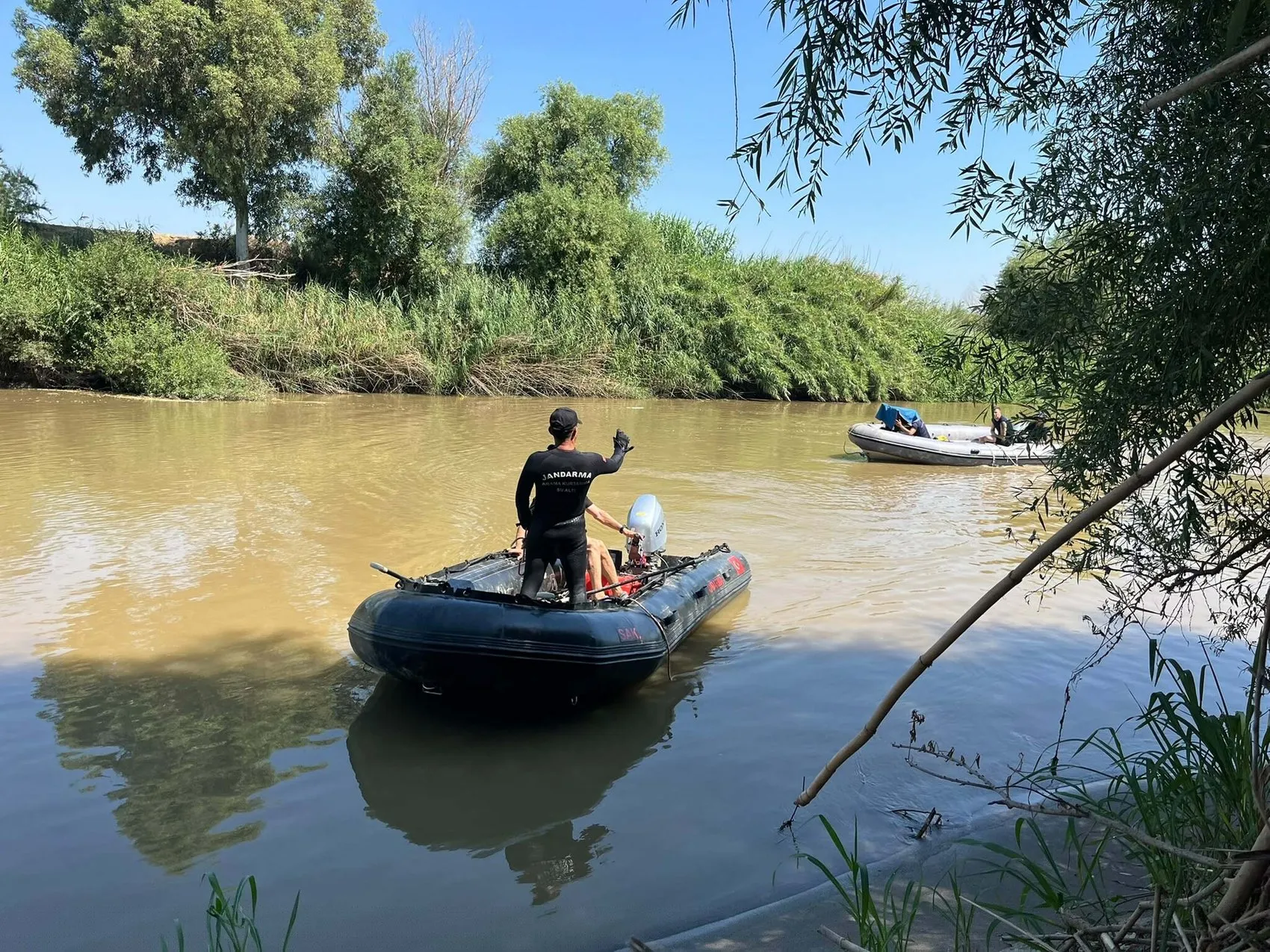 Büyük Menderes Nehri'nde kaybolan 11 yaşındaki Şahin aranıyor