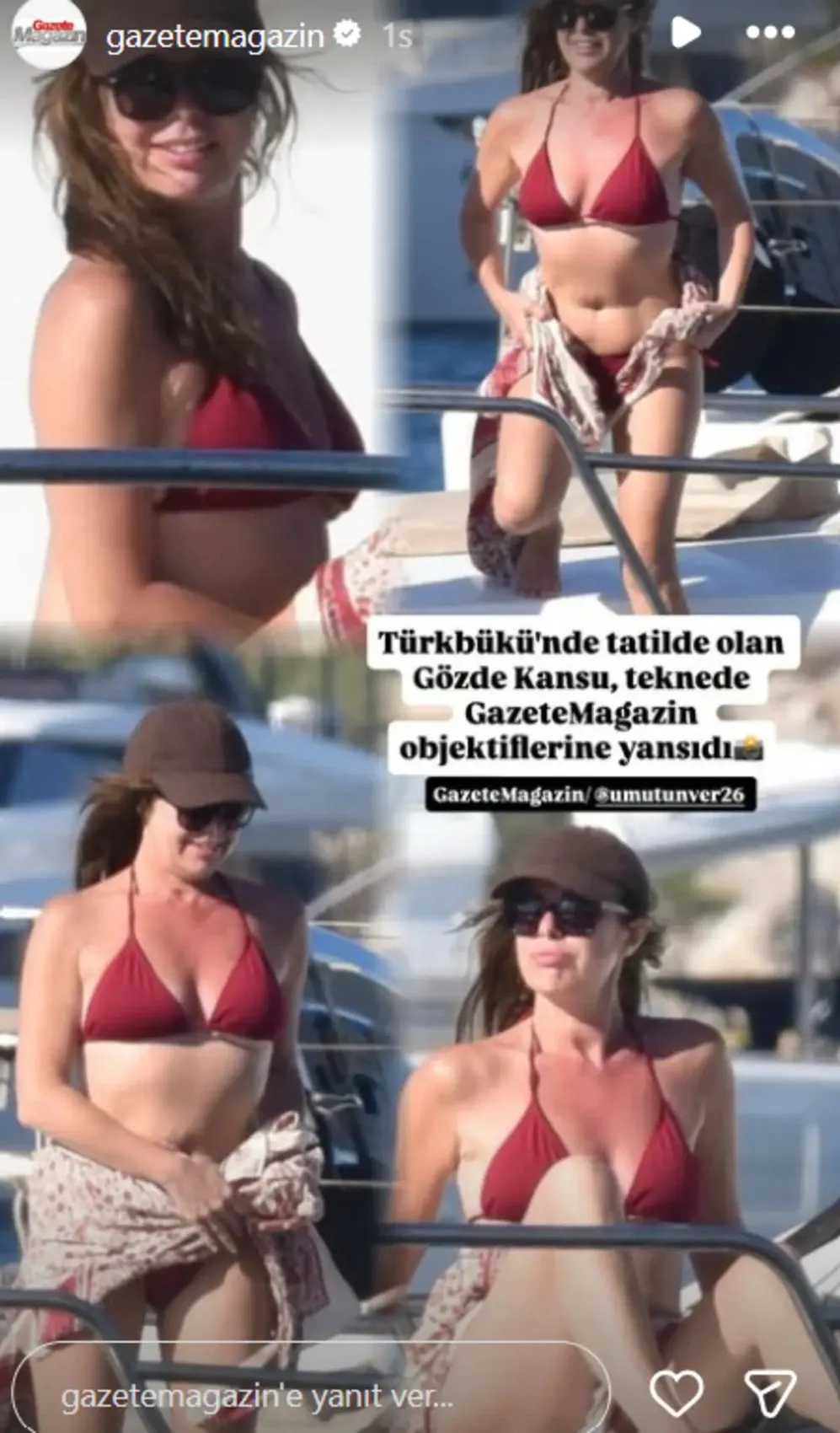Gözde Kansu plajda görüntülendi! Yaşını duyanlar inanamadı 2