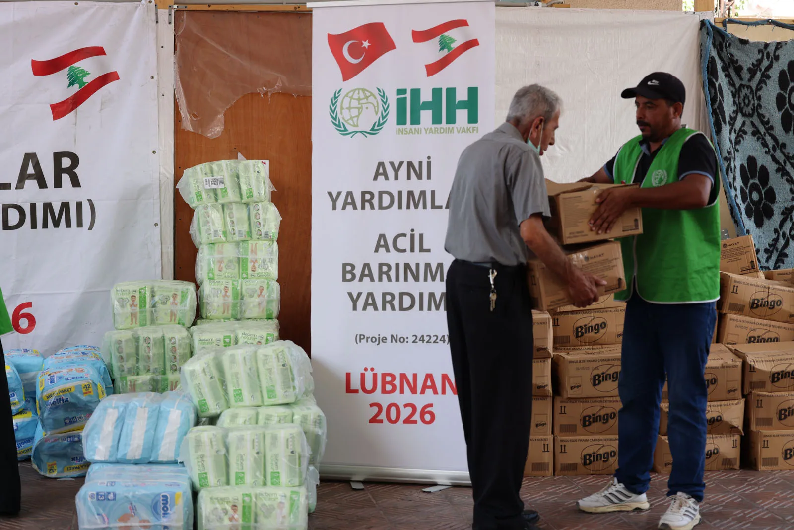 Türkiye'deki sivil toplumdan Lübnan'a 1,2 milyar liralık yardım eli