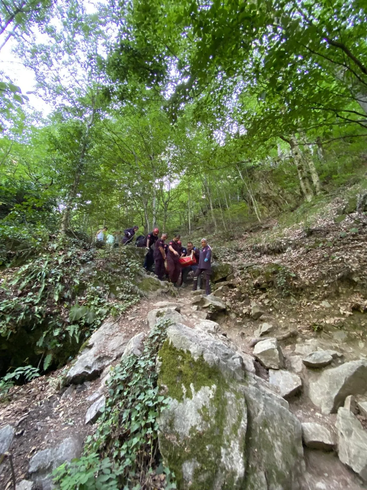 Oylat Şelalesi'nde kaza 3 metre yükseklikten düştü