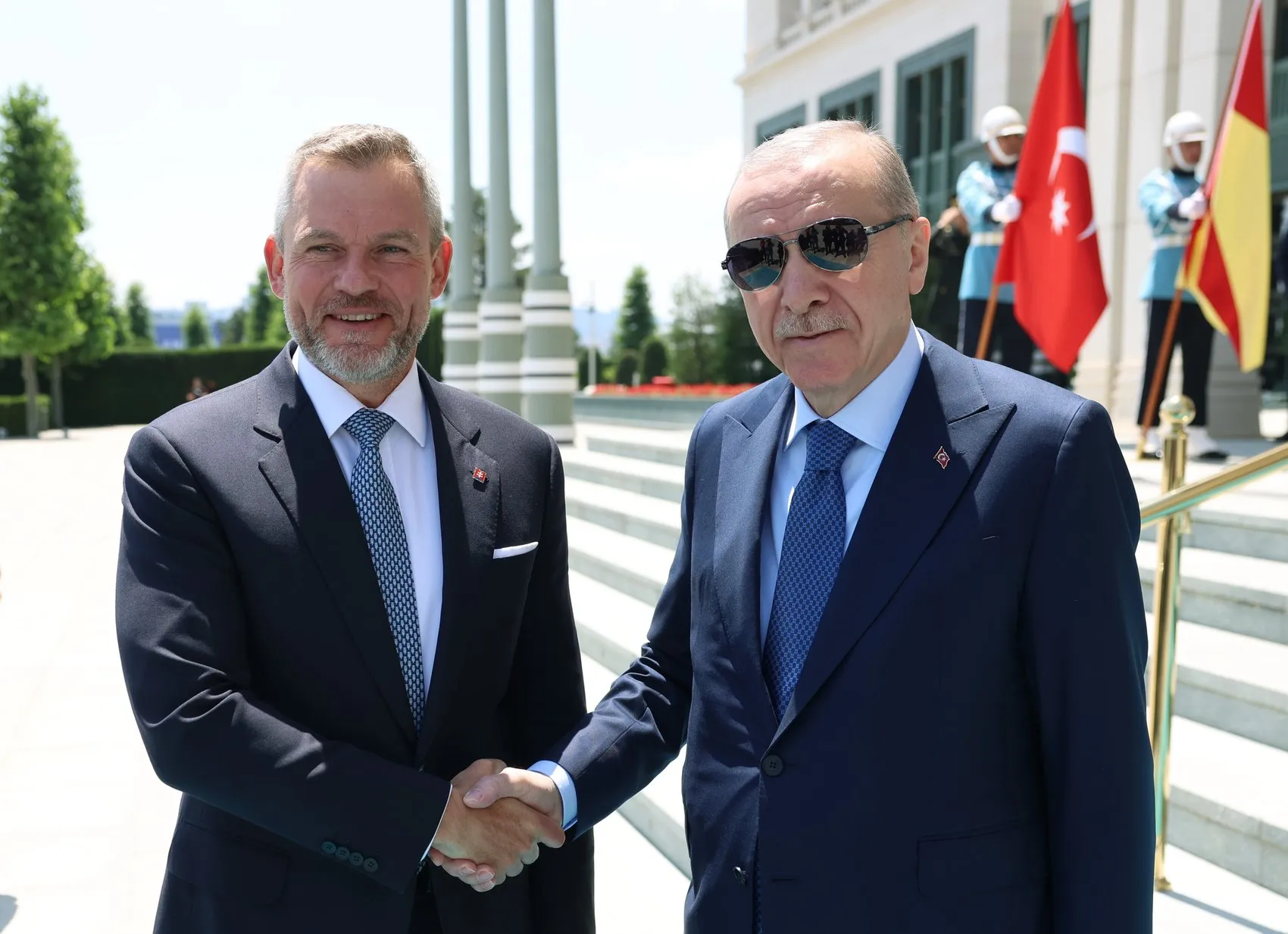 Erdoğan ve Pellegrini Ankara’da NATO gündemiyle buluştu