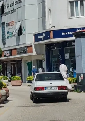 Bolu sokaklarında oyuncak ayılı tur 41 bin liraya patladı