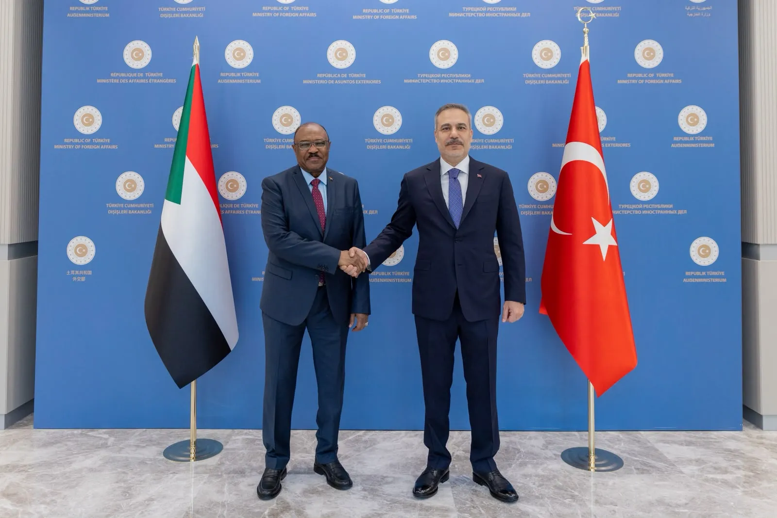 Dışişleri Bakanı Fidan Sudanlı mevkidaşı Salem’i Ankara’da ağırladı