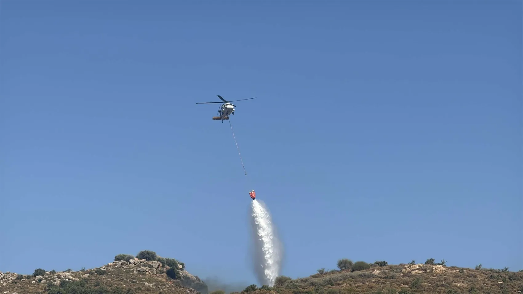 Bodrum’da 10 hektarlık alanı küle çeviren yangın kontrol altında