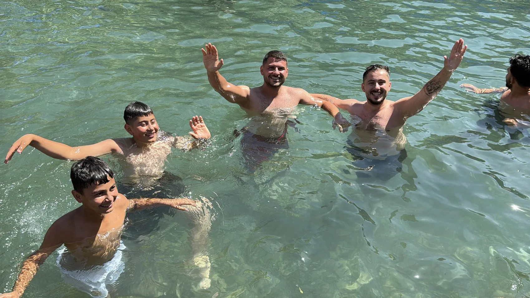 Mardin'de kavurucu sıcağa karşı doğal çözüm Beyazsu Vadisi
