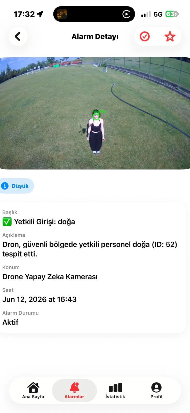 Ankara'da öğrenciler güvenlik için uçan yüz tanıma sistemi geliştirdi