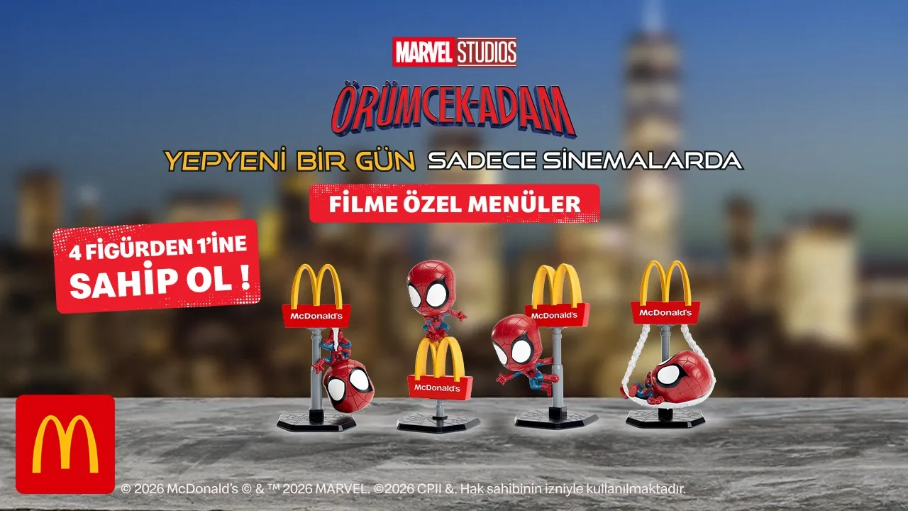 McDonald’s restoranlarına Örümcek Adam dünyası kuruldu