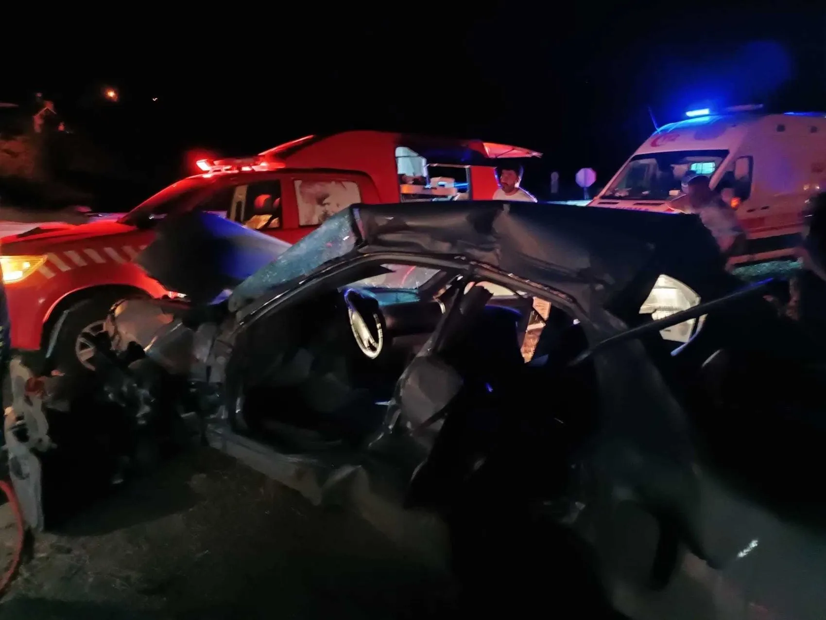 Malatya Hekimhan yolunda feci kaza Bir sürücü hayatını kaybetti