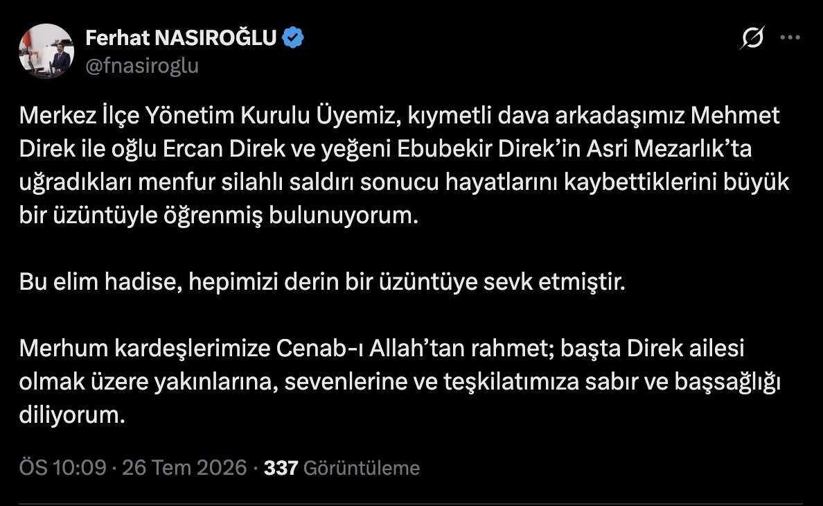 Batman Mezarlığında silahlı baskın üç can aldı